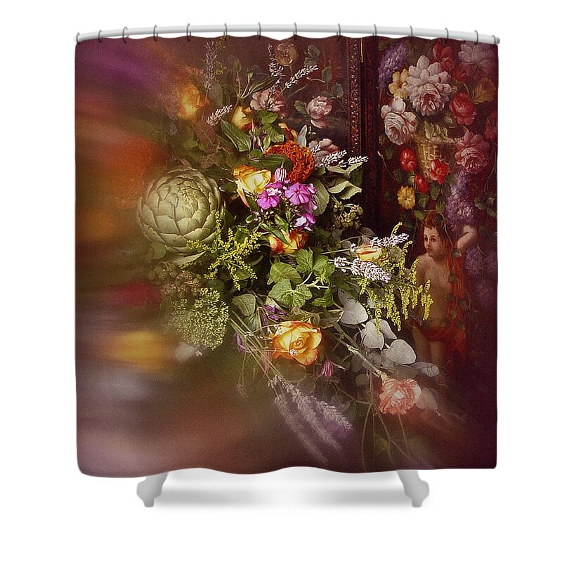 Flowers Shower Curtain featuring the photograph Floral Arrangement No. 1 by Richard Cummings