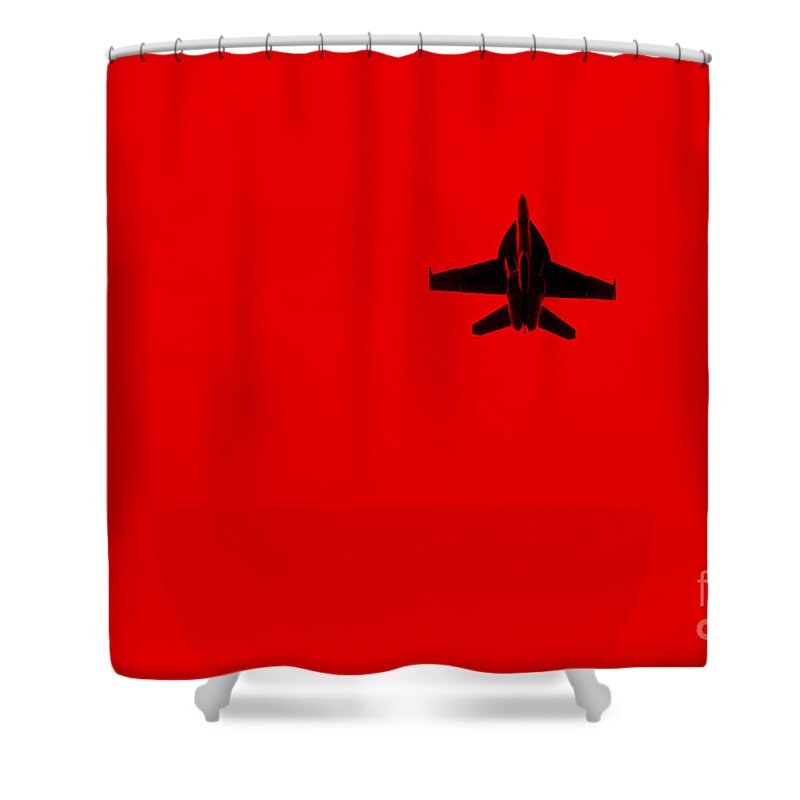 F-18 Fighter Jets Shower Curtain featuring the photograph Red Alert by Mark Madere