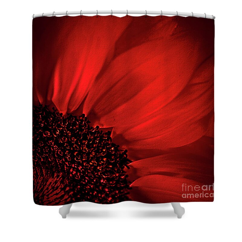 Mona Stut Shower Curtain featuring the photograph Red Silk by Mona Stut