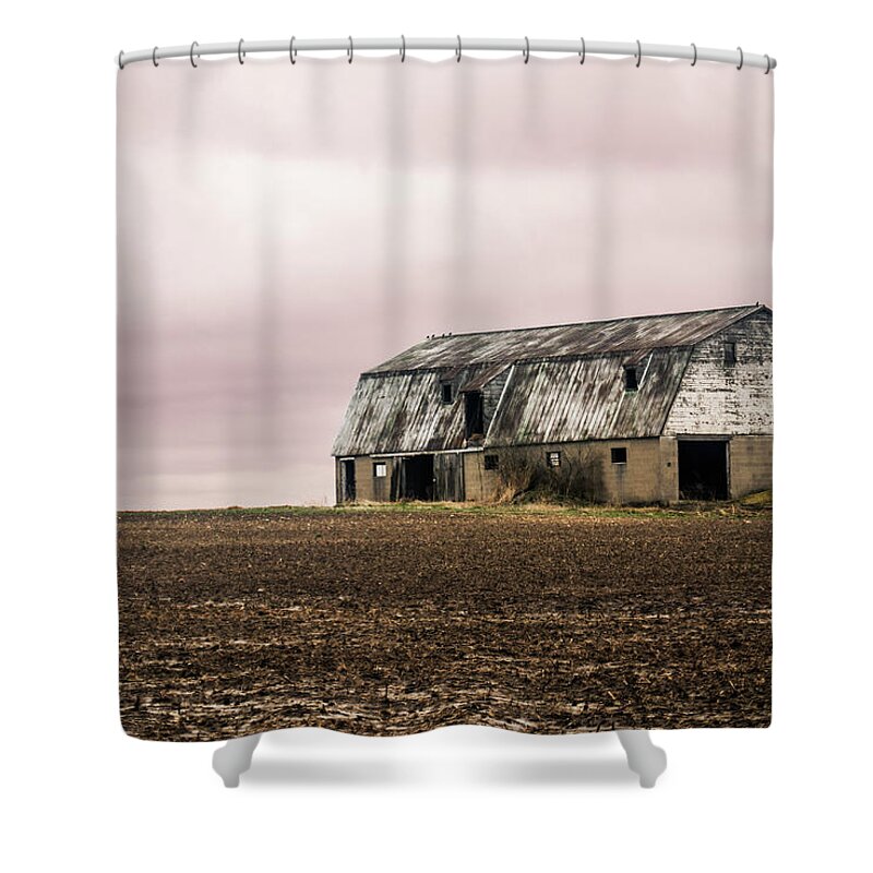  Shower Curtain featuring the photograph Red Sky by Melissa Newcomb