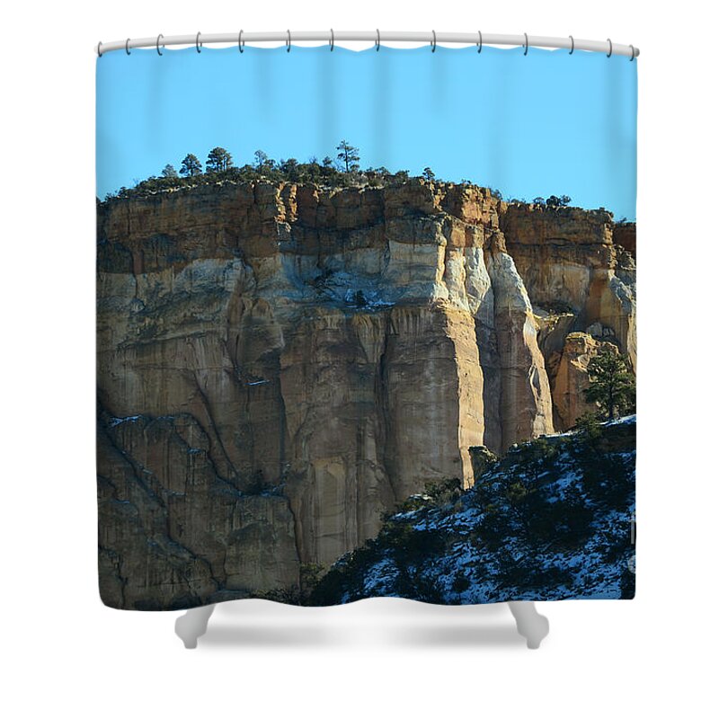 Southwest Landscape Shower Curtain featuring the photograph Red Velvet by Robert WK Clark