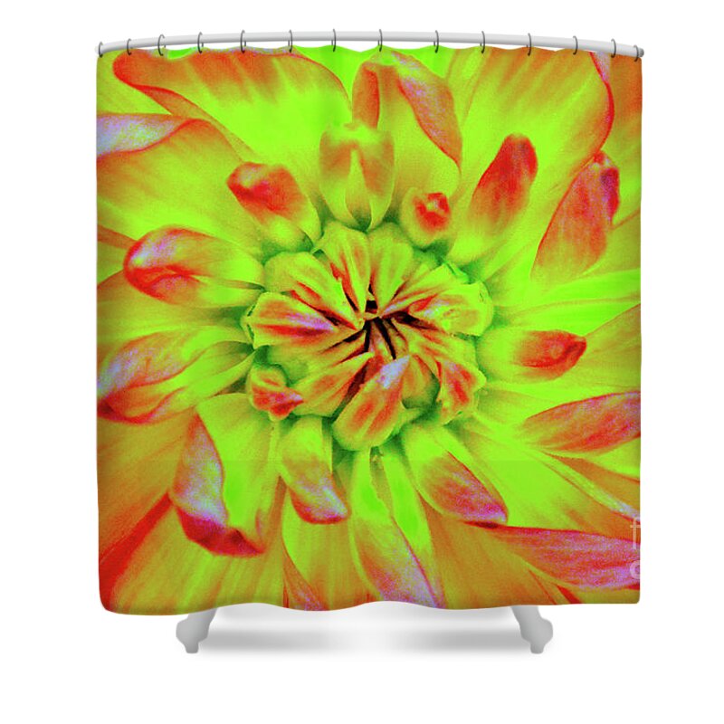 Backgrounds Shower Curtain featuring the photograph Red Whirl by Brian O'Kelly