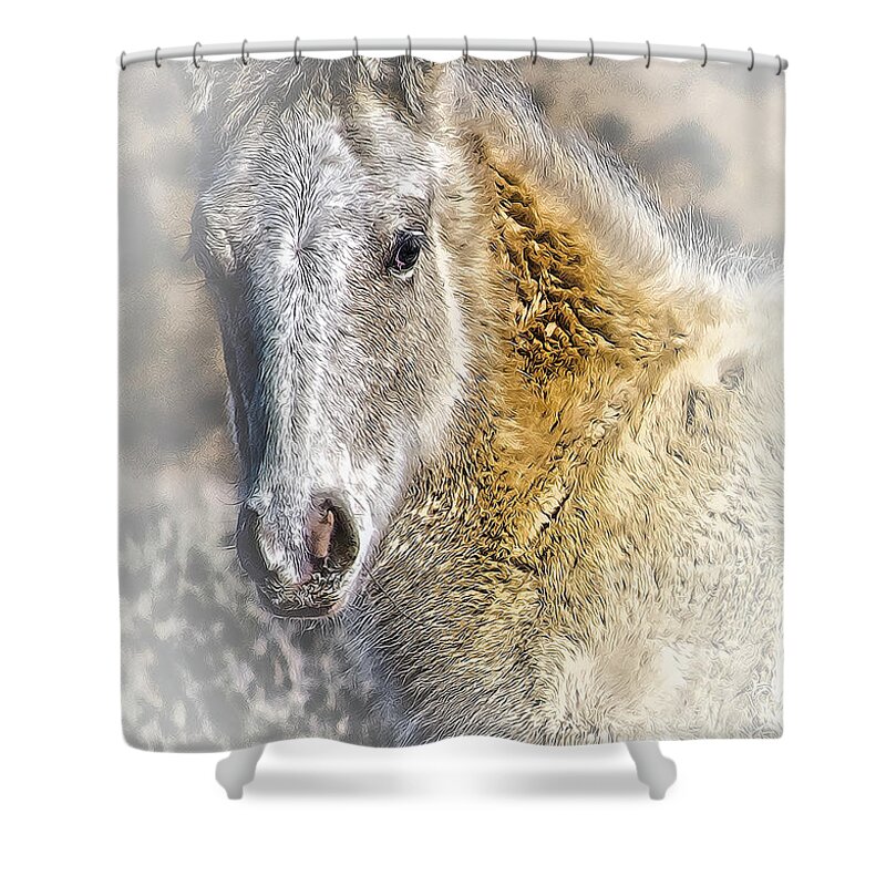 Red Shower Curtain featuring the photograph Red Willow portrait by Charles Muhle