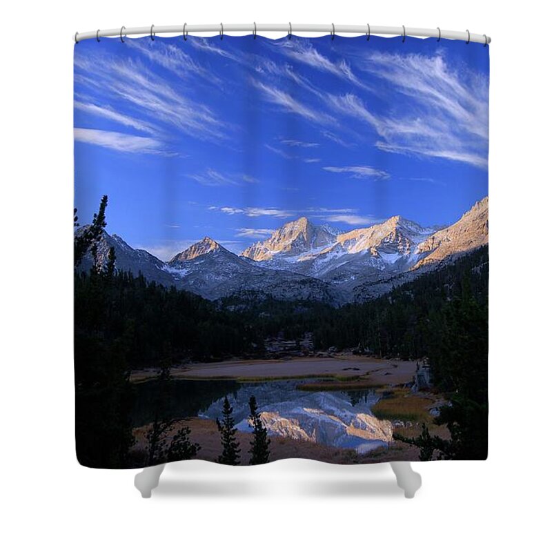Mono County Shower Curtain featuring the photograph Reflecting Pool by Sean Sarsfield