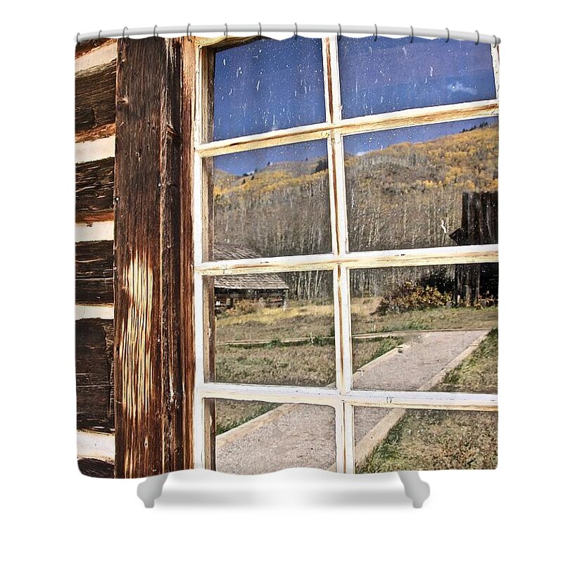 Aspen Shower Curtain featuring the photograph Reflection by Elisabeth Derichs