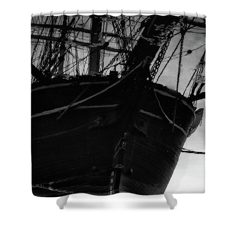 Reflection Shower Curtain featuring the photograph Reflection of the Past by John Meader