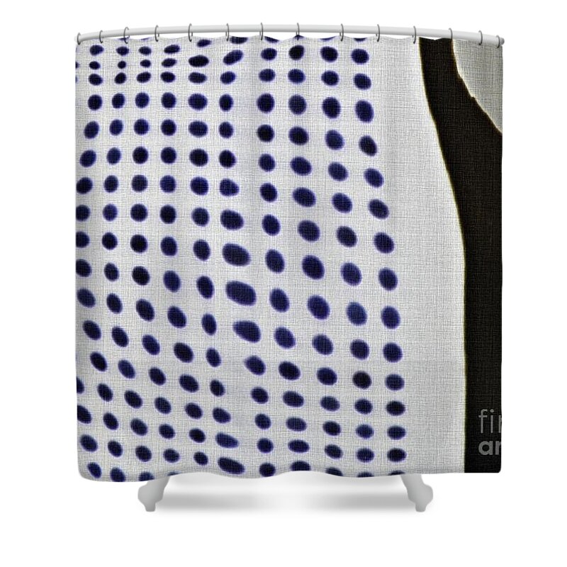 Reflection Shower Curtain featuring the photograph Reflection on 42nd Street 1 Negative by Sarah Loft