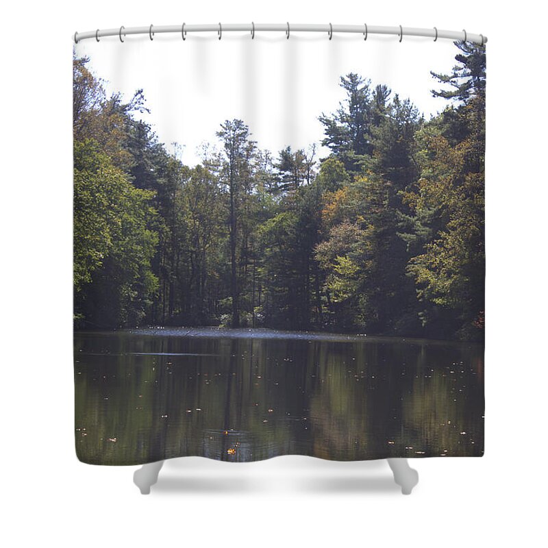 Lake Shower Curtain featuring the photograph Reflections by Ali Baucom