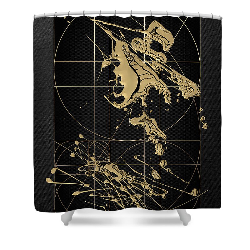 'reflections' Collection By Serge Averbukh Shower Curtain featuring the digital art Reflections - Stairway to Heaven by Serge Averbukh