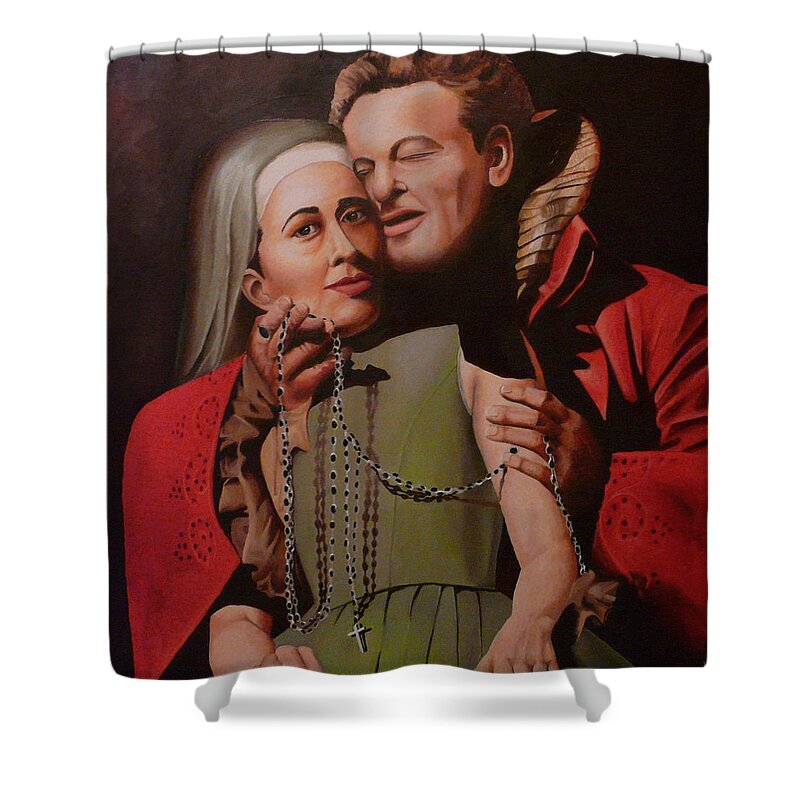 Religious Shower Curtain featuring the painting Reformation by Vic Ritchey