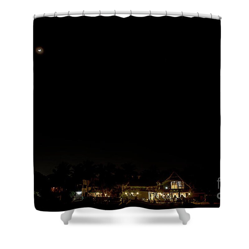 Relax Shower Curtain featuring the photograph Relaxing Nights by Kiran Joshi