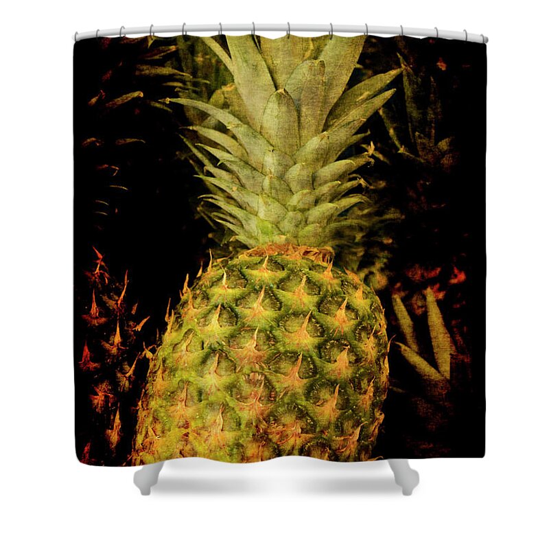Renaissance Shower Curtain featuring the photograph Renaissance Pineapple by Jennifer Wright