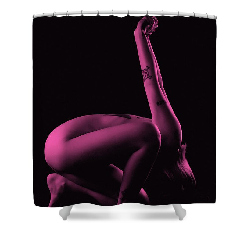 Artistic Photographs Shower Curtain featuring the photograph Repent by Robert WK Clark