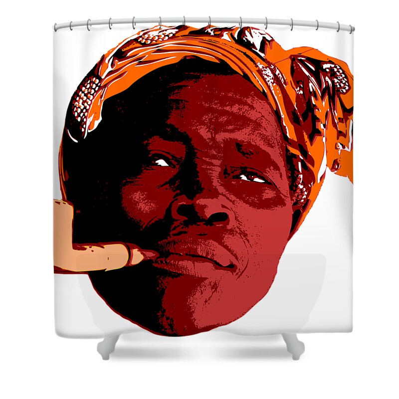 Gifts Shower Curtain featuring the digital art Rest after work by Piotr Dulski