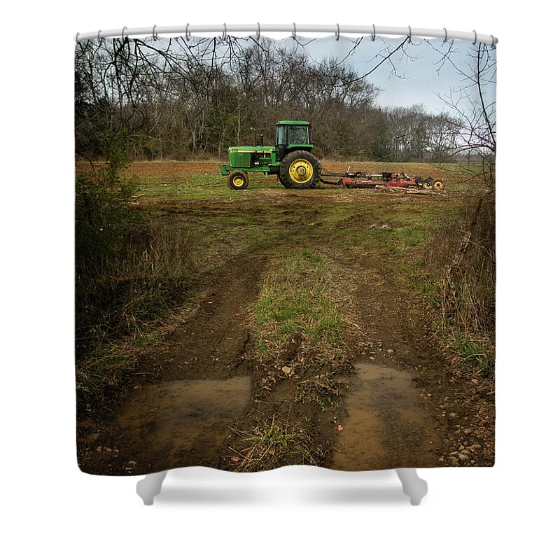 Field Shower Curtain featuring the photograph Resting by George Taylor