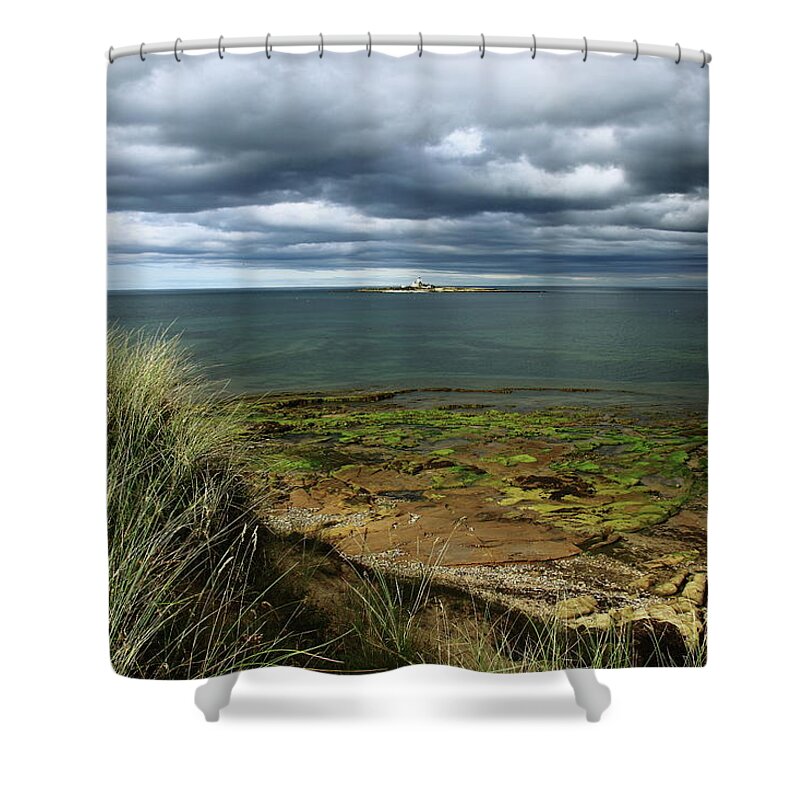 Returning Shower Curtain featuring the photograph Returning Tide by Jeff Townsend