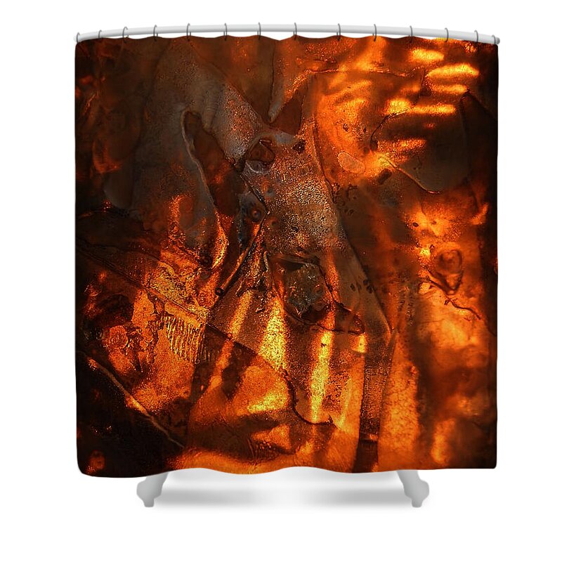 Abstract Shower Curtain featuring the photograph Revelation by Sami Tiainen
