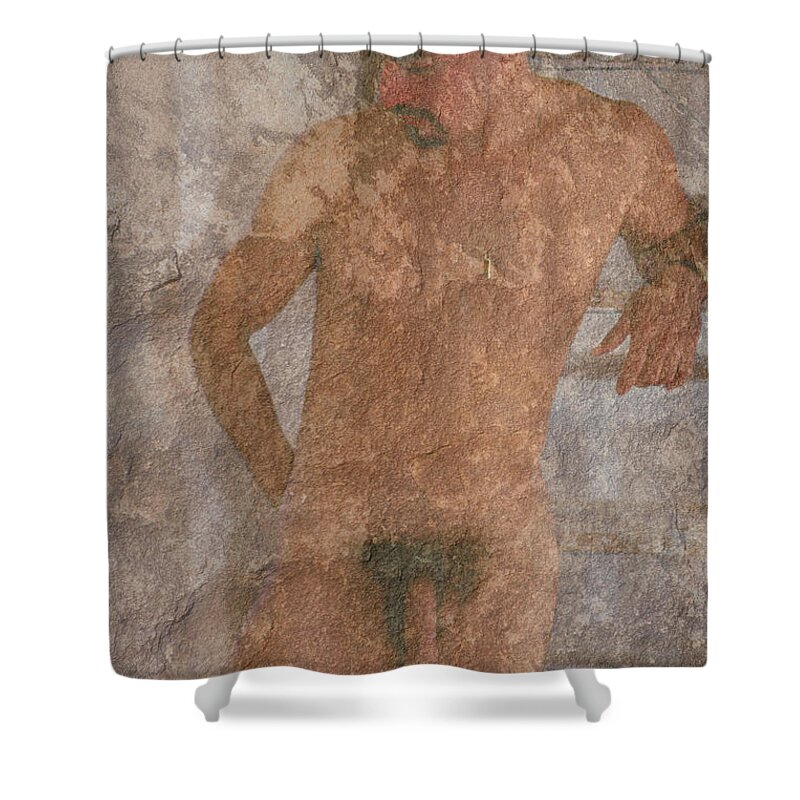 Male Shower Curtain featuring the photograph Rudy G. 9-1 by Andy Shomock