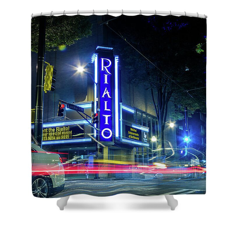 Atlanta Shower Curtain featuring the photograph Rialto Theater by Kenny Thomas