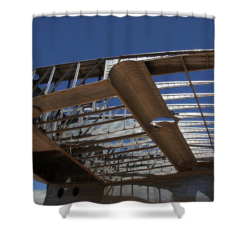 Plane Shower Curtain featuring the photograph Ribs #69 by Raymond Magnani