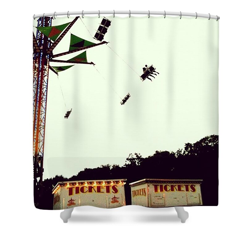 Tickets Shower Curtain featuring the photograph Ride by Heather Classen