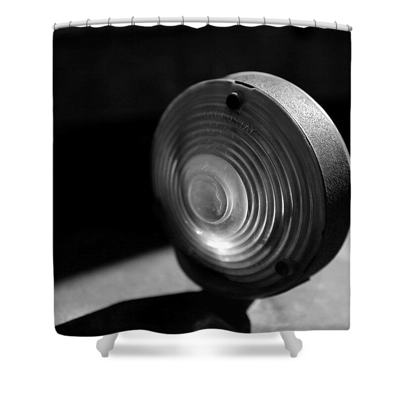Car Shower Curtain featuring the photograph Right Turn Signal by Marilyn Hunt