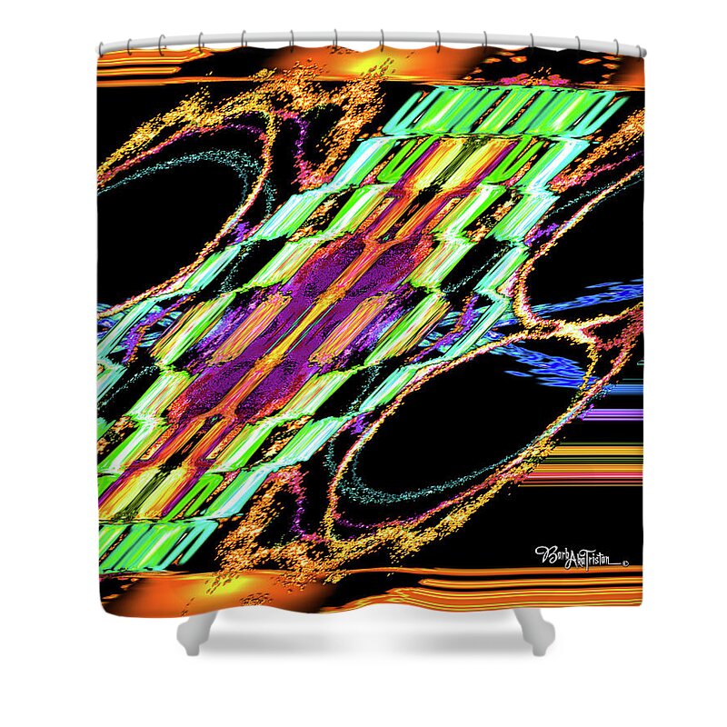 Rings Of Fire Shower Curtain featuring the photograph Rings of Fire #141 by Barbara Tristan