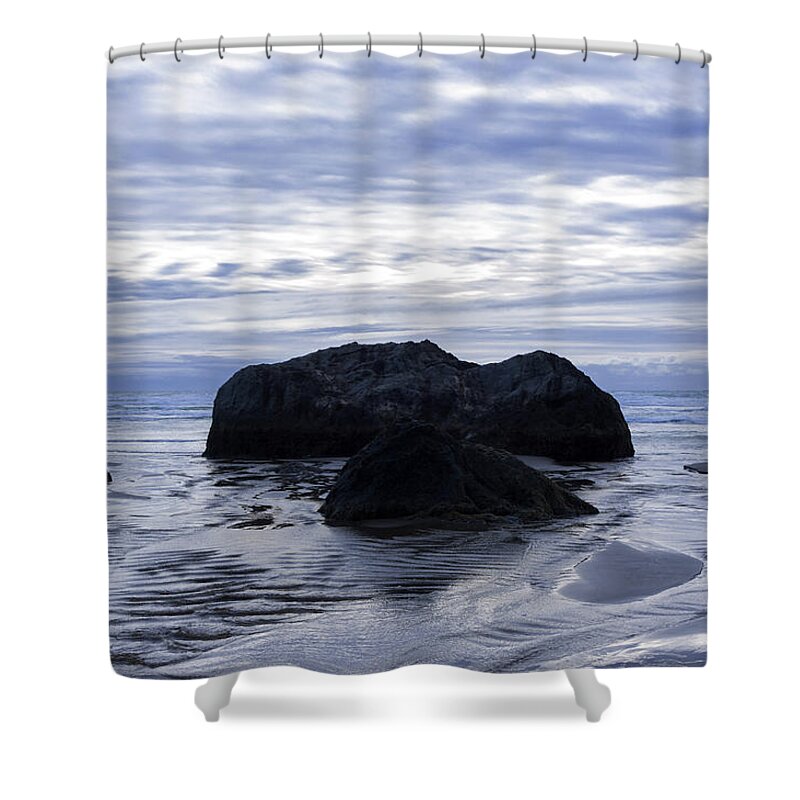 Beach Shower Curtain featuring the photograph Ripple Effect by Steven Clark