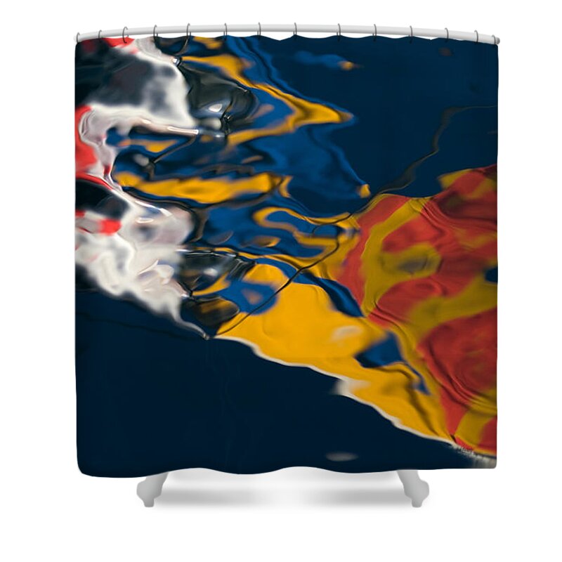 Water Shower Curtain featuring the photograph Ripple in Still Water by Dan McCool