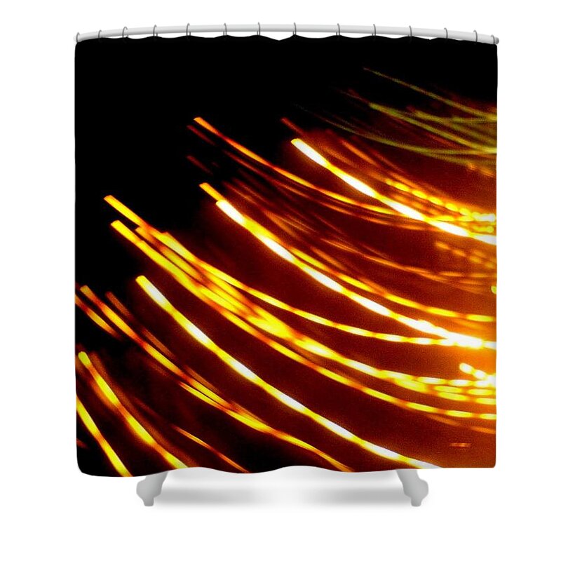 Neon Shower Curtain featuring the photograph Rise With True Neon Strength by Andy Rhodes