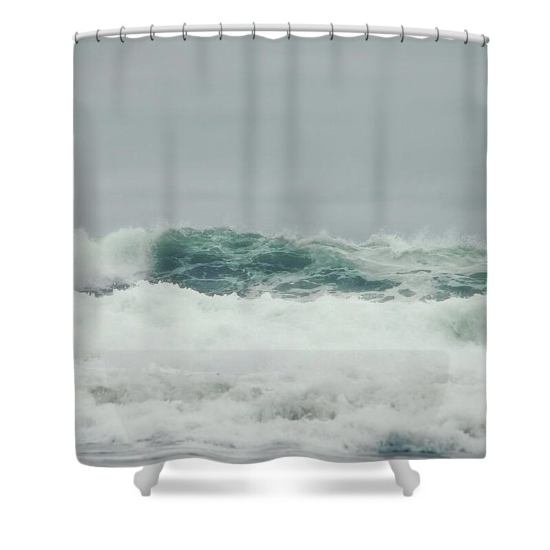 Ocean Shower Curtain featuring the photograph Rising Tide by Donna Blackhall