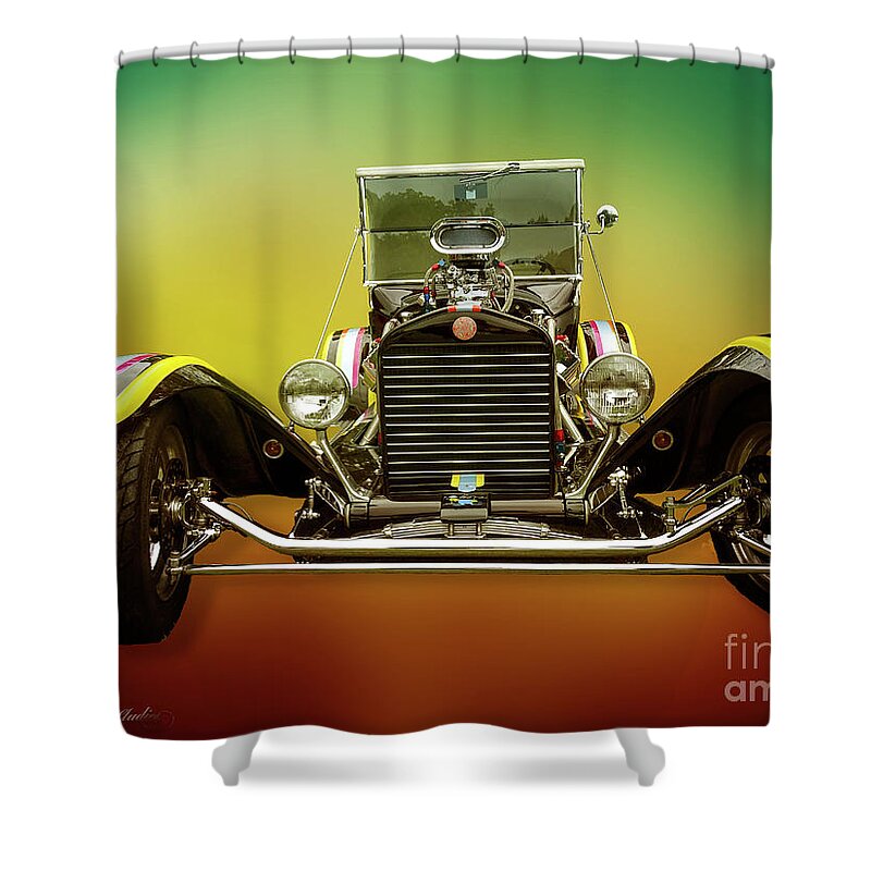 Photoshop Shower Curtain featuring the photograph Roadster by Melissa Messick