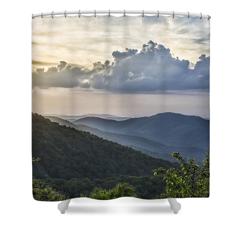 Roan Mountain Shower Curtain featuring the photograph Roan Mountain Vista by Heather Applegate