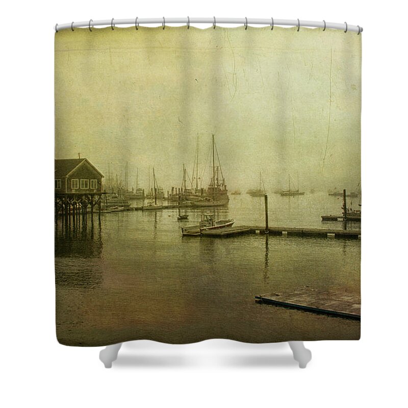 Cindi Ressler Shower Curtain featuring the photograph Rockland Harbor by Cindi Ressler