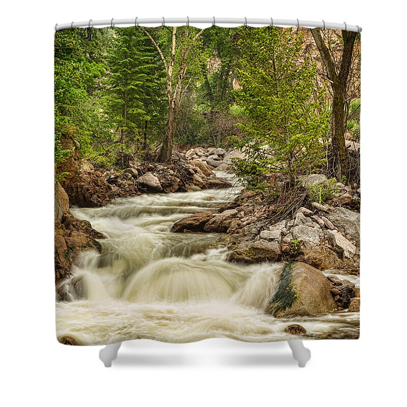 Mountain Shower Curtain featuring the photograph Rocky Mountain Streamin Dreamin by James BO Insogna