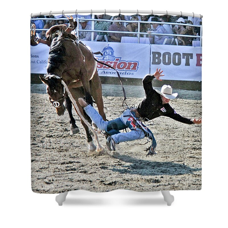 Rodeo Shower Curtain featuring the photograph Rodeo 4 by Tom Griffithe