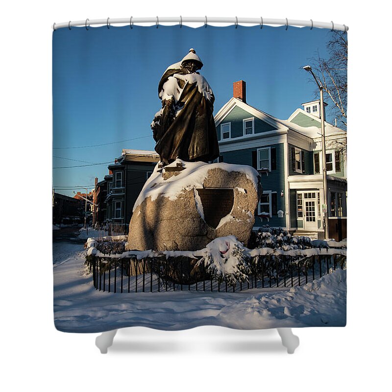 Salem Ma Shower Curtain featuring the photograph Roger Conant Salem Ma by Jeff Folger