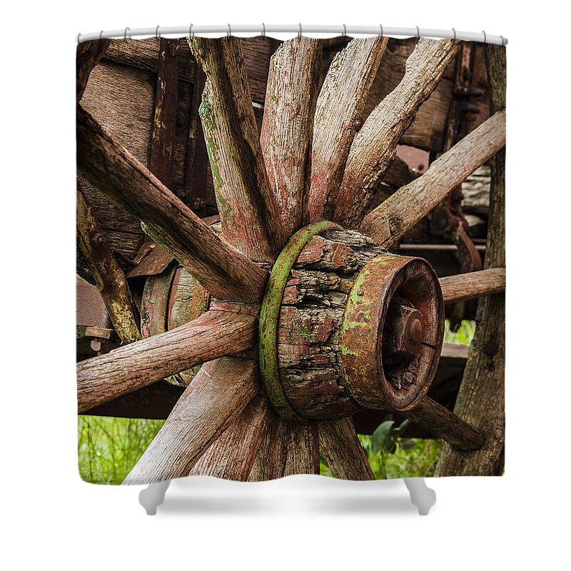 Art Shower Curtain featuring the photograph Rolling No More by John Trax