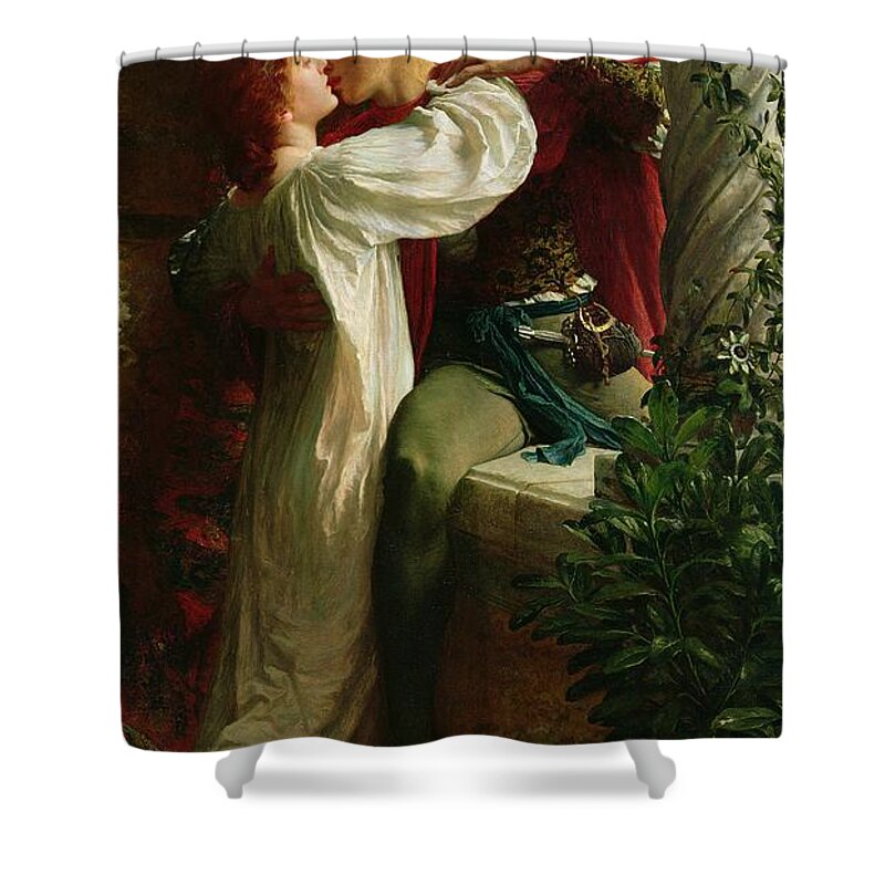 Romeo And Juliet Shower Curtain featuring the painting Romeo and Juliet by Sir Frank Dicksee