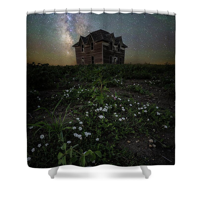Field Shower Curtain featuring the photograph Room with a view by Aaron J Groen