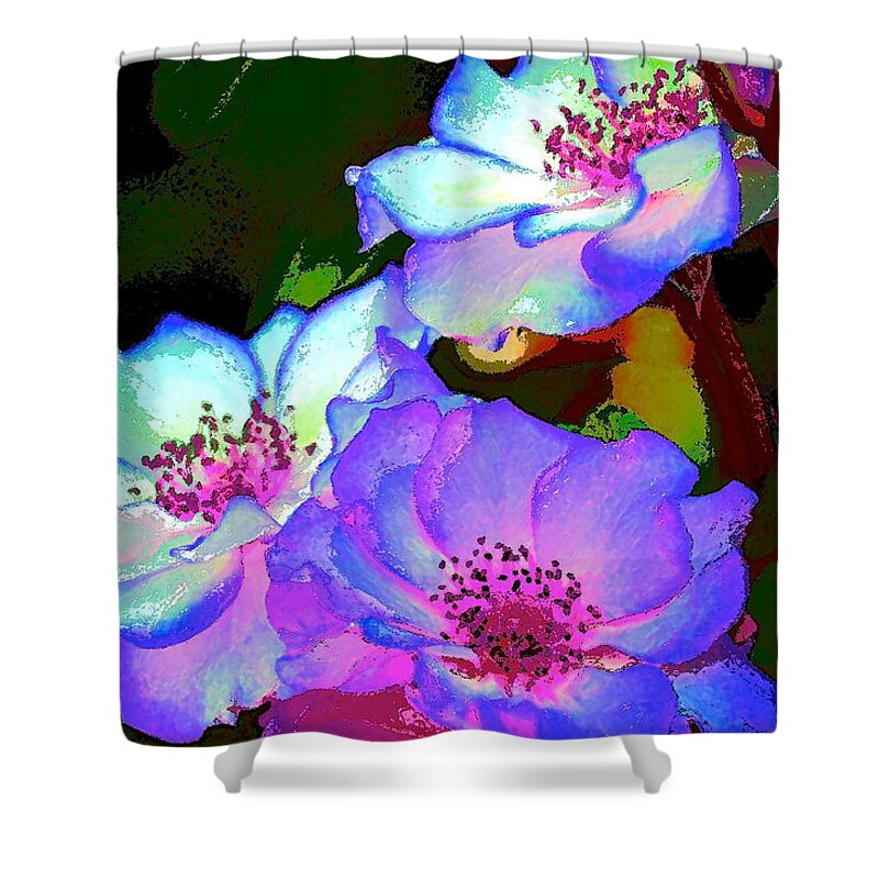 Floral Shower Curtain featuring the photograph Rose 127 by Pamela Cooper