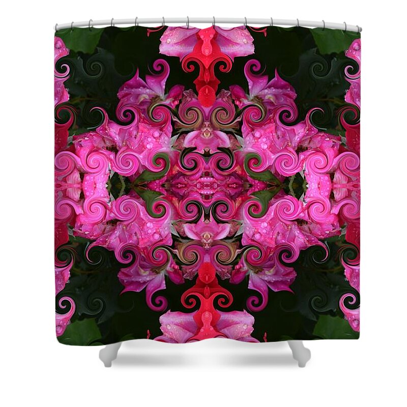 Rose Shower Curtain featuring the photograph Rose Abstract by Beverly Shelby