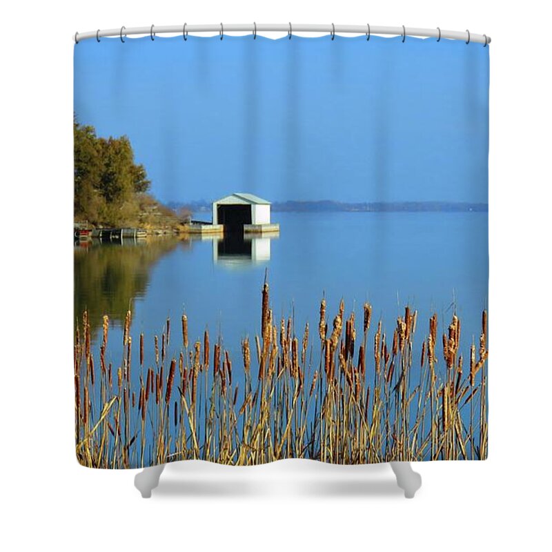 1000 Islands Shower Curtain featuring the photograph Rose Bay by Dennis McCarthy