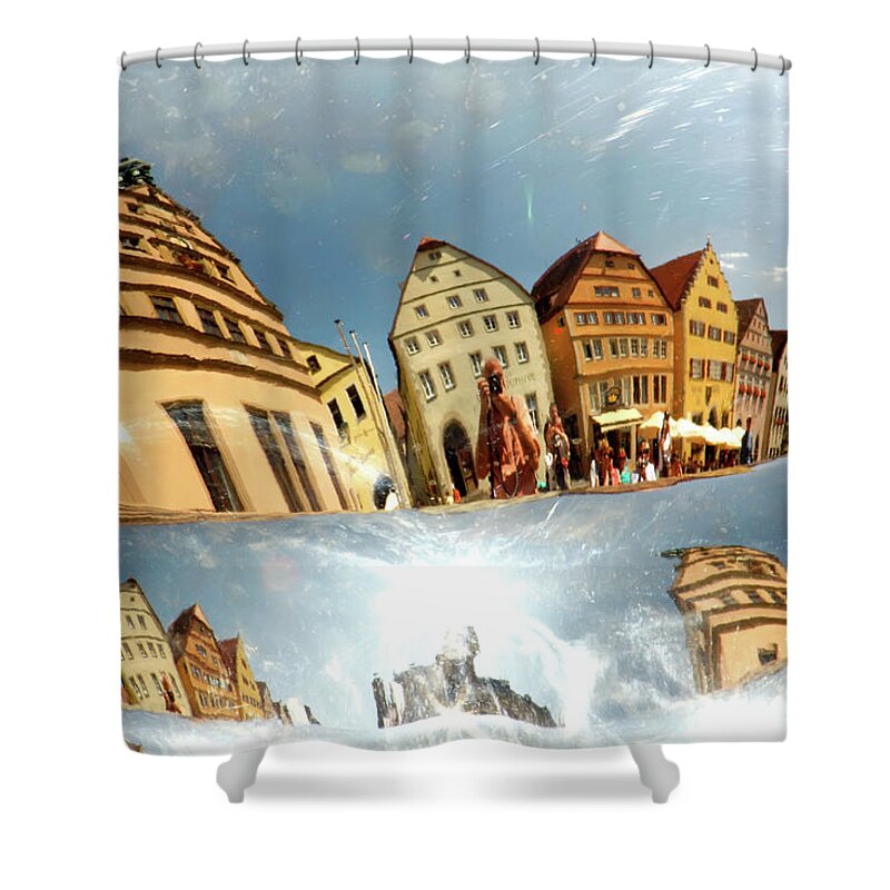 Rotenburg Shower Curtain featuring the photograph Rotenburg in a Tuba by KG Thienemann