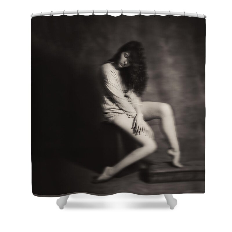  Shower Curtain featuring the photograph Roxanne 026 by Alexander Shamota