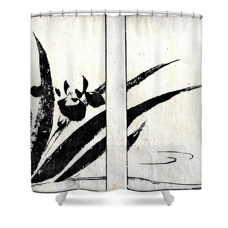  Shower Curtain featuring the painting Roys Collection 2 by John Gholson