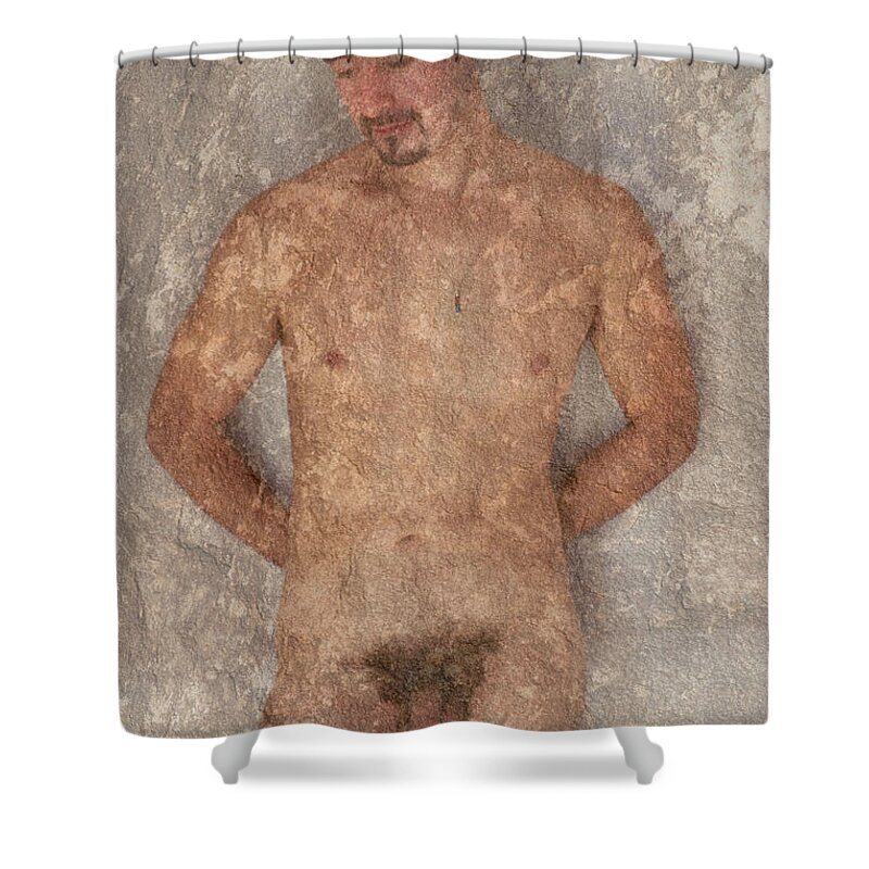 Male Shower Curtain featuring the photograph Rudy G. 2-1 by Andy Shomock