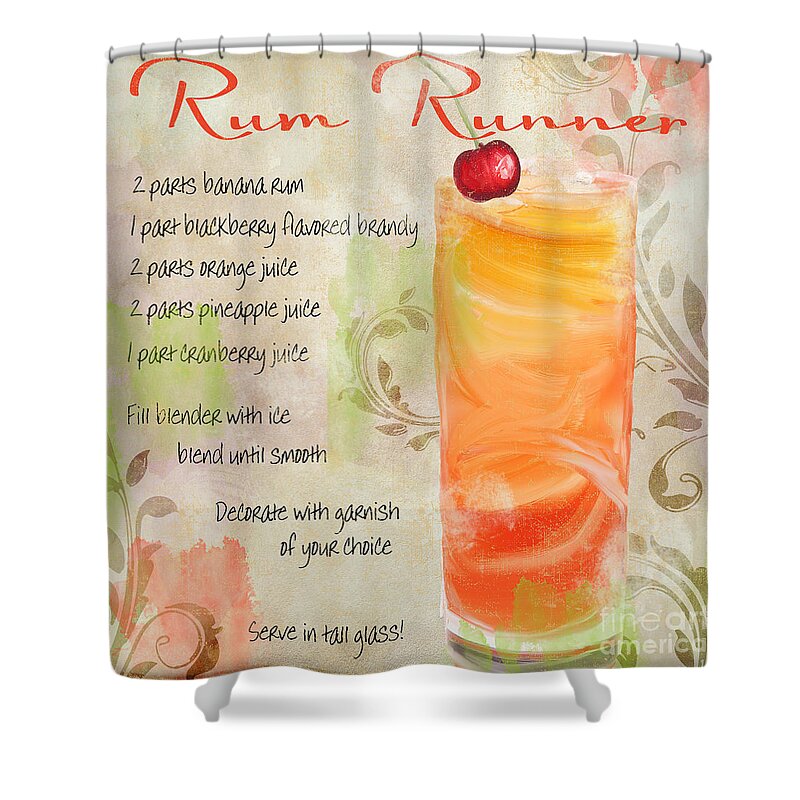 Rum Runner Mixed Cocktail Recipe Sign Shower Curtain For Sale By Mindy Sommers,Strollers That Face You