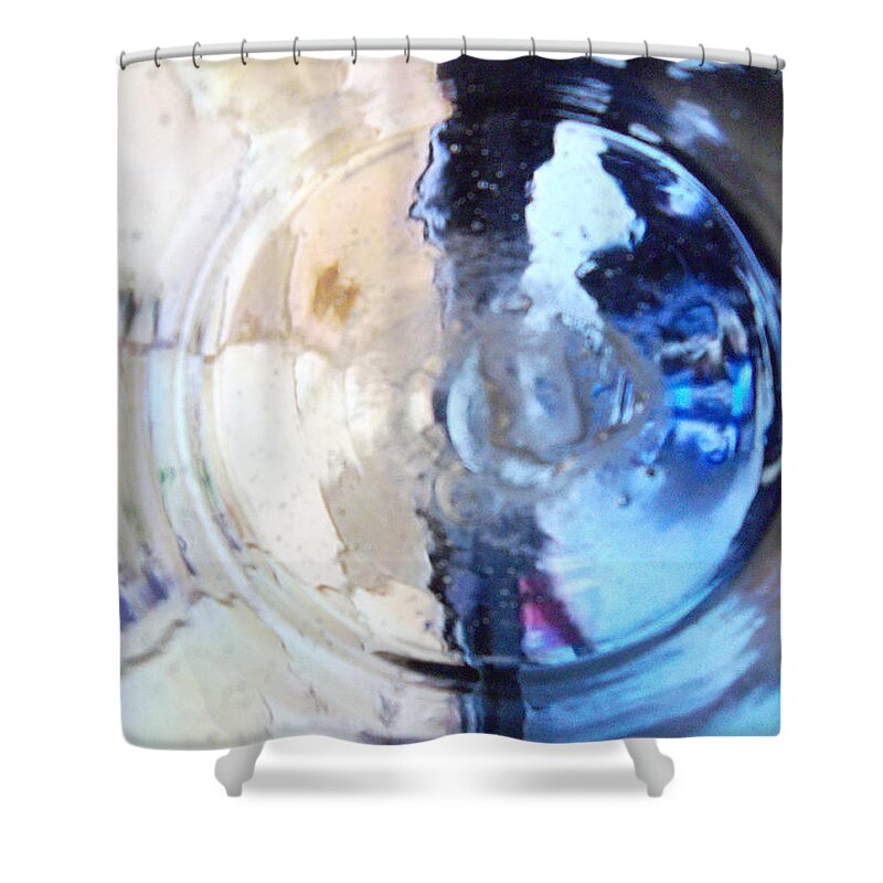 Abstract Shower Curtain featuring the photograph Run by Susan Esbensen