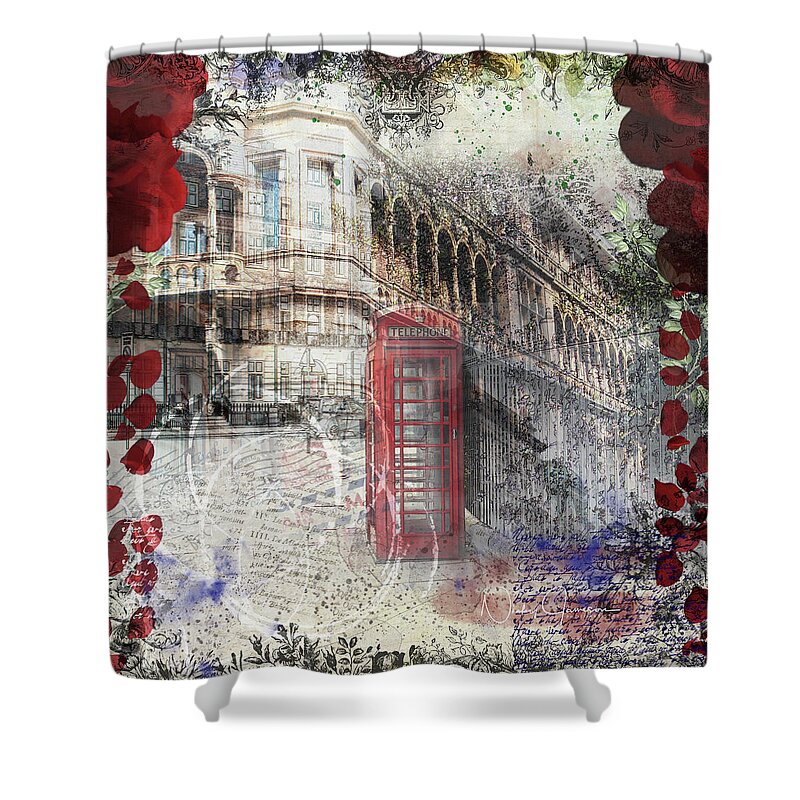 London Shower Curtain featuring the photograph Russell Square by Nicky Jameson